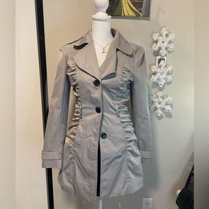 candies y2k grey peacoat
